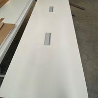 Scrivania con sportello prese 300x110 e 270x90