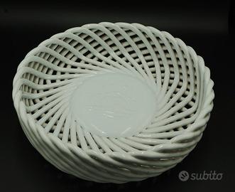 Cestino Ceramica intrecciato Mulino Bianco Vintage