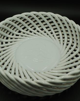 Cestino Ceramica intrecciato Mulino Bianco Vintage