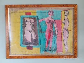 Bruno Cassinari serigrafia 