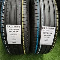 2 gomme 225 60 18 MICHELIN SPT RIF932