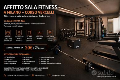Sala fitness attrezzata Milano | Anche ad ora