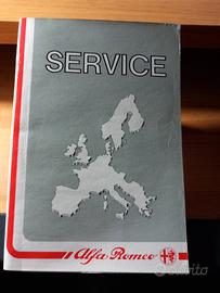 Manuale service alfa romeo 1987