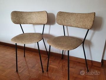 Coppia sedie vintage