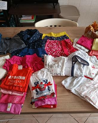 Abbigliamento bambina 3- 12 mesi 5 euro tutto 
