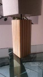 Lampada design legno