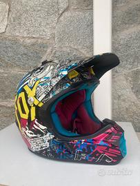 Casco mtb moto cross fox racing