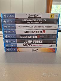 Giochi Ps4 (jrpg, misti) anche pezzi singoli