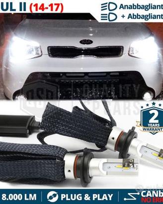 LAMPADE LED H4 per Fari KIA SOUL 2 CANBUS 6500K