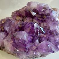 Grande geode pietra  naturale ametista 