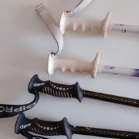 Due coppie bastoni sci marca Campagnoli e Gipron