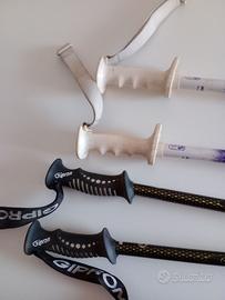 Due coppie bastoni sci marca Campagnoli e Gipron