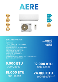 Condizionatori nuovi A+++ – AERE / X‑PRO – Pronta
