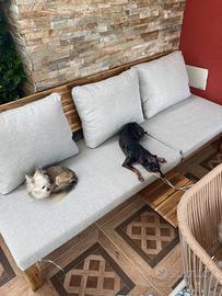divano lounge da giardino