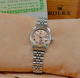 ROLEX DATEJUST 79174 SALMON 26MM 2004 SCAT E GAR
