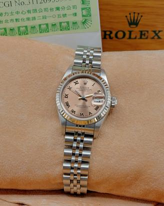 ROLEX DATEJUST 79174 SALMON 26MM 2004 SCAT E GAR