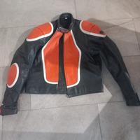 giubbino moto in pelle top gass