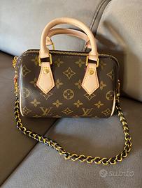 Louis Vuitton nano speedy monogram - pari al nuovo