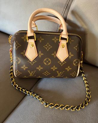 Louis Vuitton nano speedy monogram - pari al nuovo