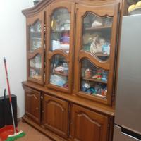 VETRINA IN LEGNO MASSELLO 