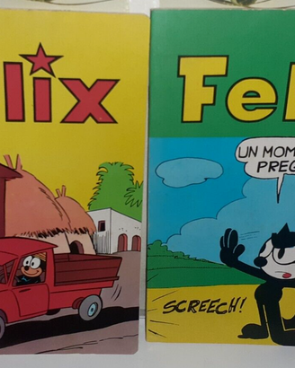 Set 2 Quaderni scuola vintage Felix il gatto 1980