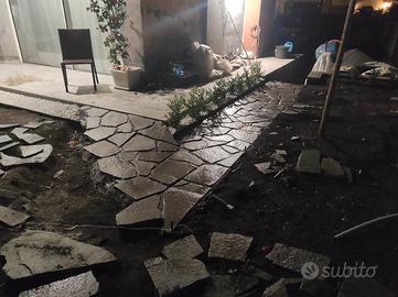 Pietra di Luserna mosaico opera incerta