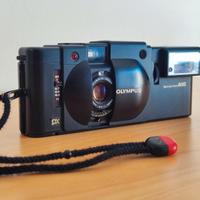 NUOVA Olympus XA 4 Macro 28mm f3.5 e Flash A16