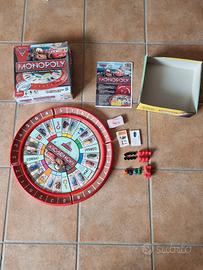 Monopoly CARS 2 Disney Pixar 2011 HASBRO incomple