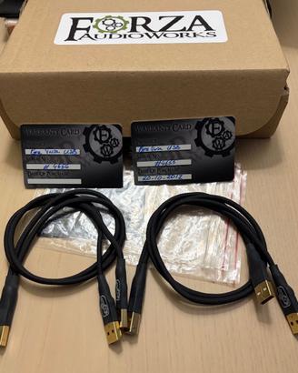 Forza AudioWorks FAW Pyre TWIN USB Cable 0.5 m 2pz
