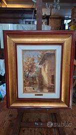 Pregiato quadro vintage (44x38x3,5 cm)