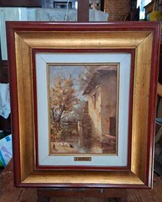 Pregiato quadro vintage (44x38x3,5 cm)