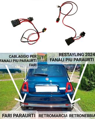 CABLAGGIO RESTYLING stop e paraurti completo