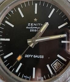 raro ZENITH DEFY GAUSS NERO  permuto