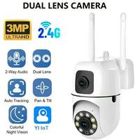 Telecamera wifi 3 MP con doppio obiettivo 