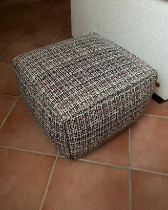 pouf poltrone sofà + 2 federe copri cuscini