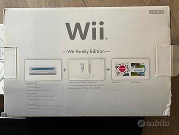 Nintendo Wii + Balance Board + Wii Wheel + Giochi