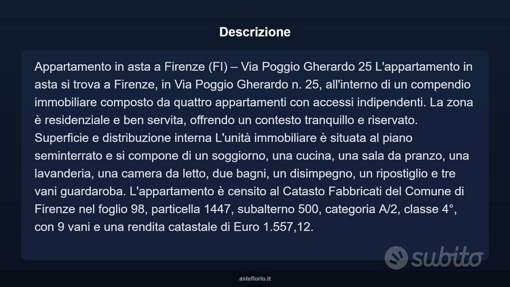Appartamento – Firenze, Poggio Gherardo - Vista 3