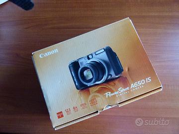 Scatolo Canon PowerShot A650IS + manuali