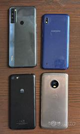 Lotto cellulari Android Samsung Motorola TCL smart