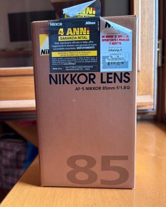 Nikon 85mm F1.8g