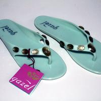 Sandalo infradito pietre strass.