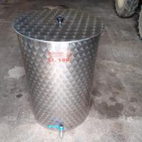 Serbatoio contenitore tino inox