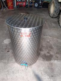 Serbatoio contenitore tino inox