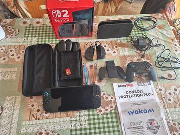 switch 2+controller+super mario wonder+custodia