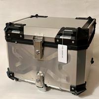 Top case bauletto 55 LT in alluminio naturale