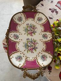 Vassoio in alta porcellana Limoges nuovo