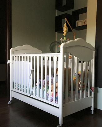 Lettino  Bianco Italbaby con sbarre