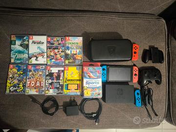 Nintendo Switch  super accessoriata