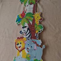 Giocattolo legno bambini metro da parete