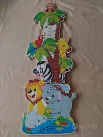 Giocattolo legno bambini metro da parete